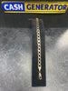 9ct Gold Curb Bracelet 4.8g