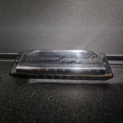 Hohner Special 20 Marine Band Harmonica - Key of F - Made In Germany 10 Hole