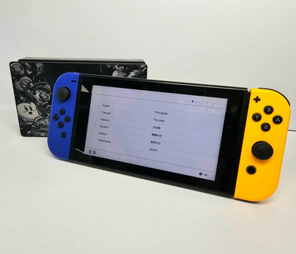 Nintendo Switch 32GB Navy Blue & Orange Joy-Con Handheld Console
