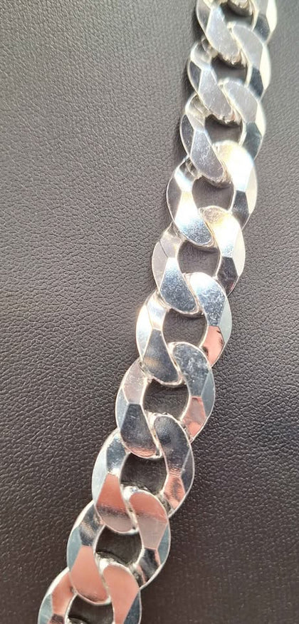*BRAND NEW* 925 Sterling Silver Thick Curb Chain Necklace - Weight 116.6 Grams - Length 22