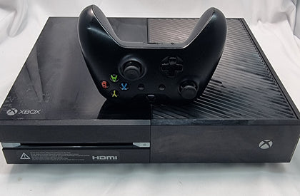 Microsoft Xbox One black Game Console 500GB with 1 controller and all leads