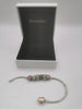 Pandora Bracelet with 6 charms and rose plated heart clasp Hallmarked(ALE) and Boxed