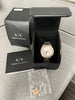 Armani Exchange AX5653 - Ladies Silver & Gold Wrist Watch