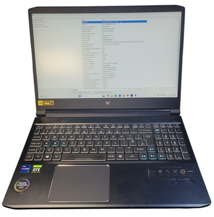 Acer PT315-53 - Intel Core i7 - RTX 3070