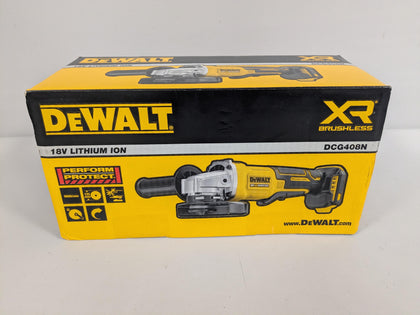 DeWalt DCG408N 18V Brushless Paddle Switch Angle Grinder Body Only