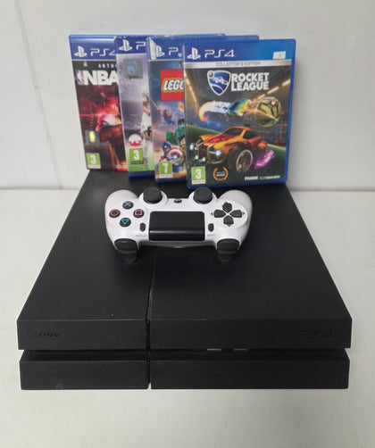 Sony 4 PlayStation 500GB Console & 4 Games