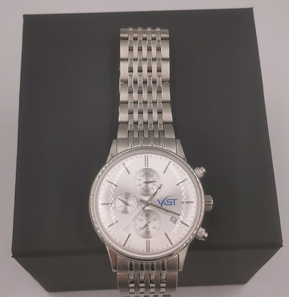 VST Chronograph Swiss Quartz Men's Watch - Steel Bracelet - Boxed