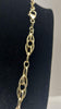 9ct Yellow Gold Mixed With 925 Sterling Silver Chain Necklace - 10.76 Grams - 22" Long