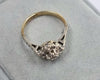 18ct Yellow Gold Diamond Ring Size "J1/2"