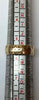 9ct gold ring with pattern size N