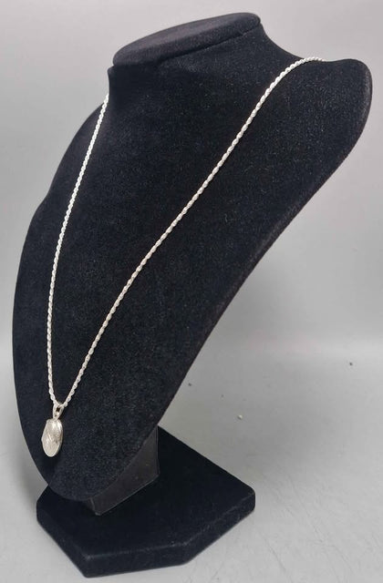 9.4G SMALL LOCKET CHAIN 925 Silver 24