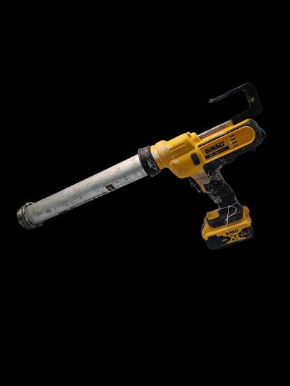 Dewalt 18V XR DCE580 Cordless Chauking Gun With 300ml-600ml Tube Holder & 5.0AH Battery (No Charger)