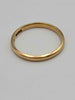 22ct Yellow Gold Thin Wedding Band Ring - Size K - 2.03 Grams