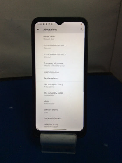 Motorola Defy - 64GB Storage