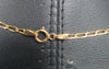 9ct GOLD NECKLACE 2.3G 375 16'' in Length