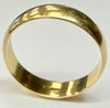 18ct yellow gold wedding band ring size S