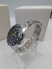 SEIKO Sportura Kinetic GMT 5M85-0AA0 Silver Blue Dial Men's Watch - Boxed With Steel Bracelet