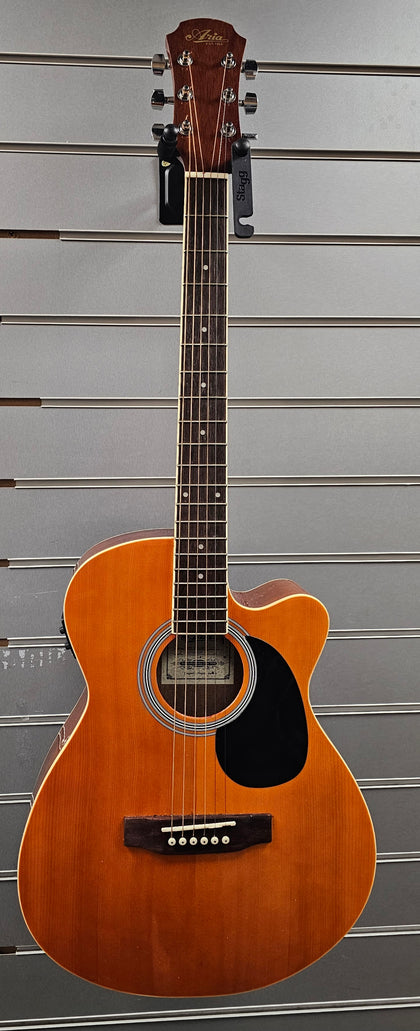 Aria AFN-15CE Prodigy Series Acoustic Electric Guitar - Orange