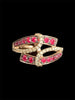 Le Vian 14ct Rose Gold Ruby 0.18ct Diamond Wrapped Ring RRP£1800.00