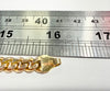 9ct yellow gold cuban curb chain 16"