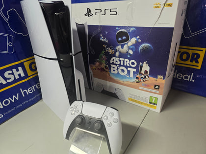 Playstation 5 Slim Console, 1TB, White, Boxed(Damaged Sleeve)