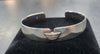 925 - Silver Armani Bangle - 33.18g - 2.5"