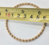22ct Yellow Gold Bangle 6cm