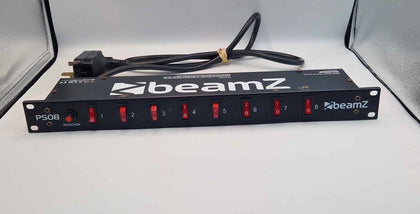 BeamZ PS08 Switch Panel 8-Channel Schuko Sockets - Switch Panel