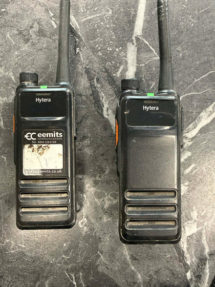 Pair of used Hytera HP705 Digital 2-Way Radio Handsets