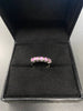 18kt Gold Ring With Pink Stones