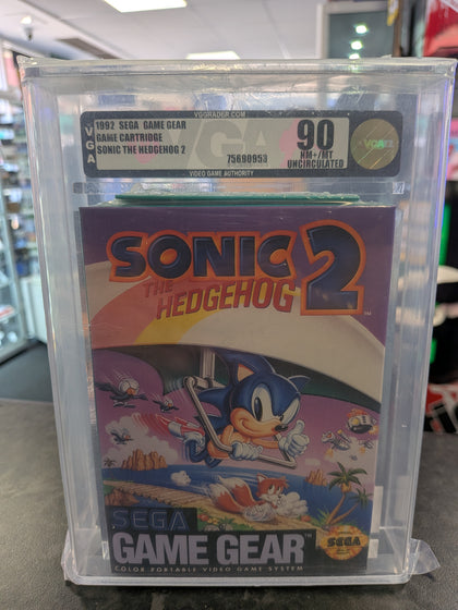 Rare Sega Game Gear Sonic The Hedgehog 2 Factory Sealed VG Graded 90