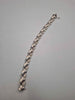 9ct White Gold Leaf Shaped Bracelet - 14.5 Grams - 8" Long