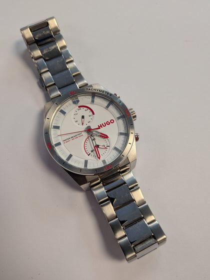 White Faced Hugo Boss Watch Boxed