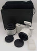 Samsung NX1000 20-50mm + 16mm wide with extra lenses and flash with charger Boxed white