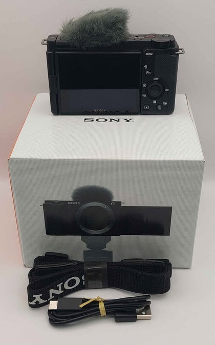 Sony ZV-E10 4k Vlog camera 24.4MP body only Boxed with manuals