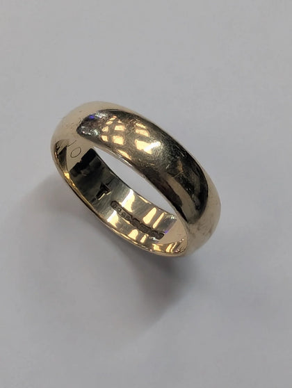 9ct yellow gold wedding ring size S