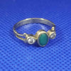 9ct Triple Stone Gold Ring (375 Hallmarked & Tested) Size:M, Weight: :2 Grams -- Box Included