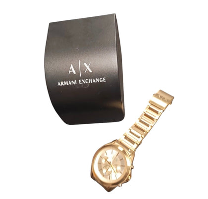 Armani Exchange Drexler Gold Watch**Boxed**