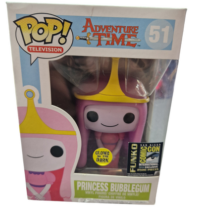 Funko Pop Tv Adventure Time - Princess  BUBBLEGUM GLOW IN THE DARK PRESTON STOREBubblegum 51 Retired/ Rare.