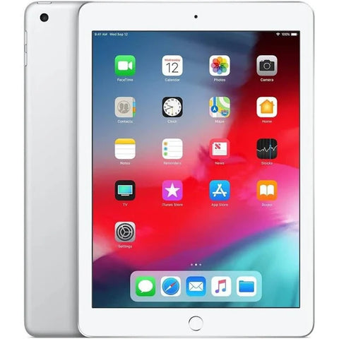 Apple iPad 9.7-inch 32GB Wi-Fi Only - Silver (2018, 6th Generation) -