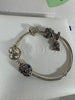 Pandora Moments Silver Heart Clasp Bracelet with 4 charms boxed