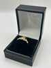 375 9CT, YELLOW GOLD, RING SIZE P - 1.4G, Boxed