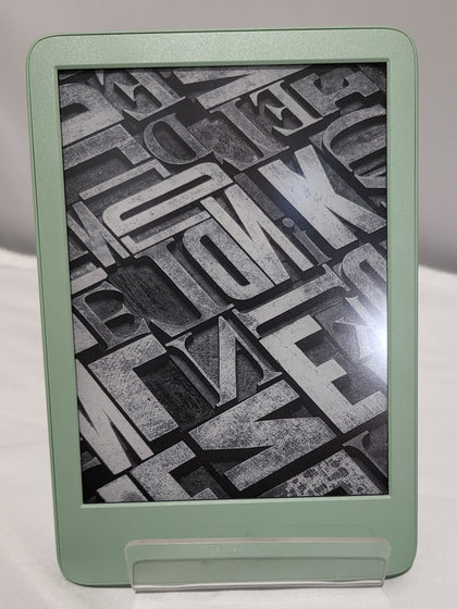 Amazon Kindle (11th Gen) 2024 6 Inch 16GB Wi-Fi E-Reader - Matcha Green (With Ads)