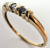 9ct yellow gold and diamond ring size V