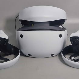 PlayStation VR2 Headset w/Sense Controllers (No Game), Unboxed