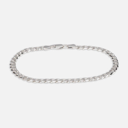 925 Sterling Silver Curb Bracelet 7.5”.