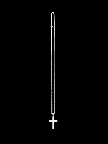 NEW OTHER SILVER CHAIN WITH CROSS 925, LENGHT 24