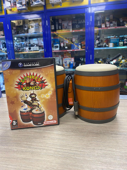 Donkey Konga (with bongos).