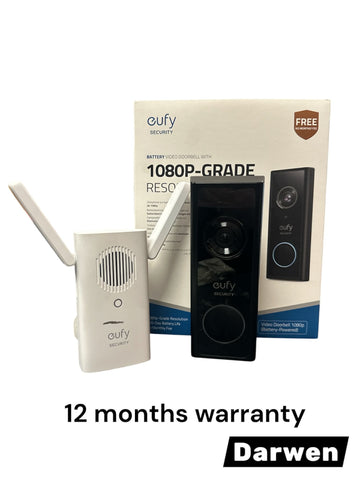 eufy Security Battery Video Doorbell Kit, 1080p, Wi-Fi, 120-Day Battery Life, AI Detection, 2-Way Audio, Remote Monitoring