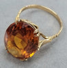 14CT GOLD RING WITH LARGE STONE
